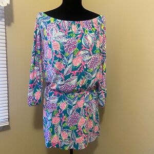 Lilly Pulitzer Colorful Tropical Mini Dress
